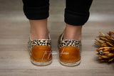 Vellie Sneaker - Leopard & Toffee (End of Range)