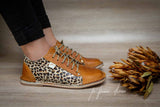 Vellie Sneaker - Leopard & Toffee